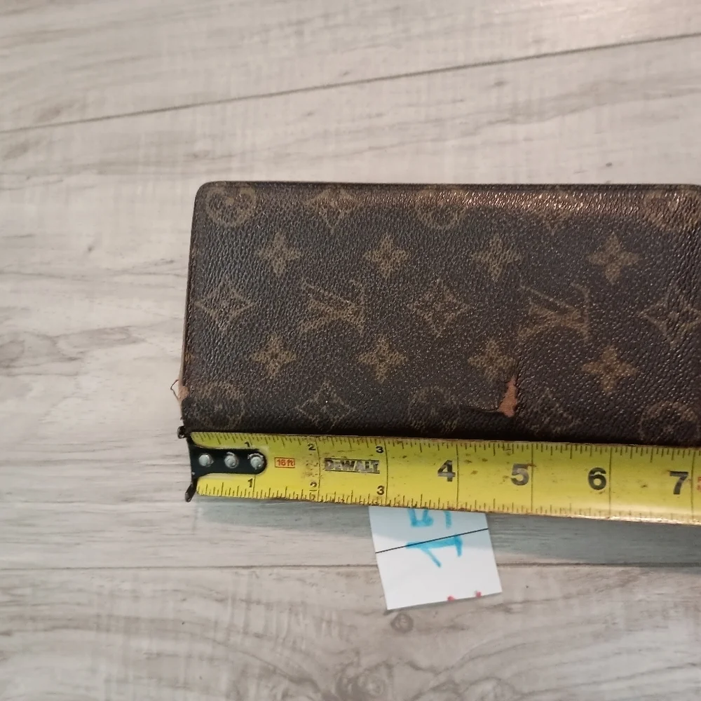 LOUIS VUITTON PORTE FOUIL BROZA MONOGRAM CANVAS Brown PVC WOMEN'S Used